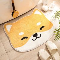 【YF】❈✙⊙  qiutq  Imitation cashmere Akita dog bathroom anti-skid and absorbent floor mat