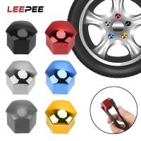 LEEPEE 20 PCS Dust Proof 21mm Bolt Rim Universal Auto Hub Screw Cover Car Wheel Nut Caps Protection Caps Car Tyre Nut Bolt