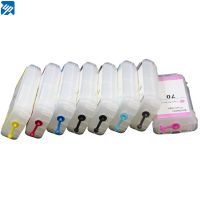 UP Brand 130Ml X 8 Refillable Ink Cartridge Replacement For HP 70 Hp70 For Hp Designjet 2100 Z2100 Printer Without Chip