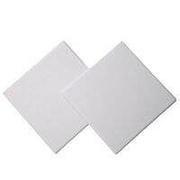 Acoustic Panels White 12 Pieces High Density Beveled Edge for Wall Decoration and Acoustic Treatment