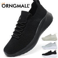 ORNGMALL 39-48รองเท้ากีฬาสำหรับผู้ชายรองเท้าผ้าใบรองเท้าลำลองคุณภาพสูงสายสีดำแฟชั่นน้ำหนักเบารองเท้าใส่เดินเหมาะชีวิตประจำวันถนนกีฬาลำลองทุกชุด