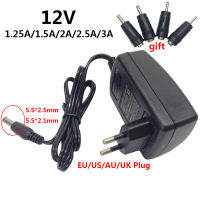 12 V Power Adapter Supply DC 1.25A 1250mA 1.5A 1500mA 2A 2500mA 3A 12 V โวลต์ Switching 220V To 12 V Led Light Lamp