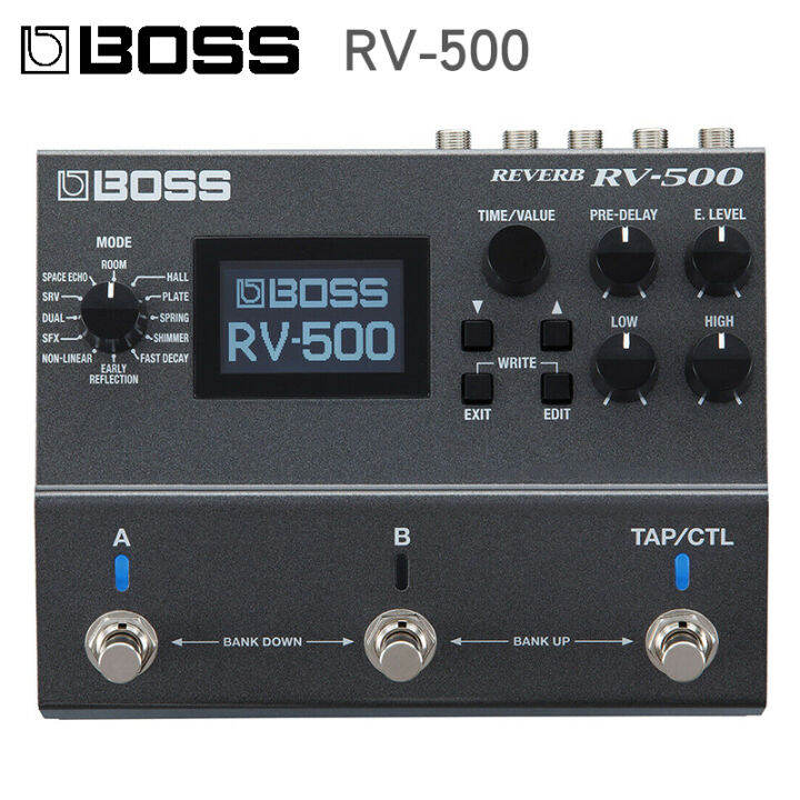 BOSS RV500 Reverb Effects Pedals Modulation reverb effector interslar