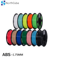 NorthCube ABS Filament 3D Printer Filament 1.75mm 1kg Printing Materials 3D Plastic Printing Filament, ABS White Red Blue Green