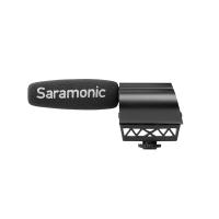 Saramonic ไมโครโฟน Shortgun รุ่น Vmic หัวแจ็ค 3.5mm ตัวเมีย มีช่อง Monitor เสียง ไมโครโฟนคอนเดนเซอร์ Super-Cardioid ติดหัวกล้อง