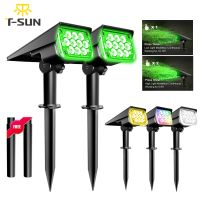 (TEX)1/2/4PCS Solar Power Light Adjustable Light Temperature Solar Garden Light outdoor IP65 Solar Lamp Super Bright Solar Spotlight