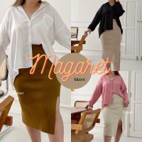 magaret skirt/กระโปรงไหมพรม