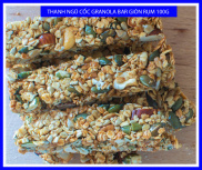 Thanh ngũ cốc Granola Bar giòn rụm 100g