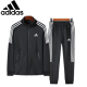 ส่งฟรี Ready StockL-5XL Adidasอาดิดาสเสื้อกันหนาว+กางเกงผู้ชายชุดวอร์มชุดออกกำลังกายแฟชั่นชุดลำลอง 0onz ปลายทาง