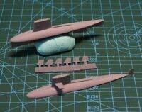 โมเดลอุปกรณ์เสริมเรซินอัพเกรด1/700 USN Skipjack Class เรือดำน้ำนิวเคลียร์น้ำรุ่นไม่มีฐาน1ชิ้น