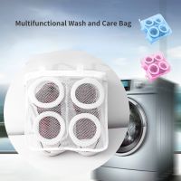 Portable Mesh Laundry Bag with Zip Washing Machine Shoes Bag Travel Shoe Storage Bags Anti-deformation Protect Clothes Organizer