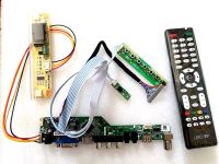 Yqwsyxl Kit For HT185WX1-100 HT185WX1-500 HT185WX1-501 TV+HDMI+VGA+AV+USB LCD LED Screen Controller Driver Board