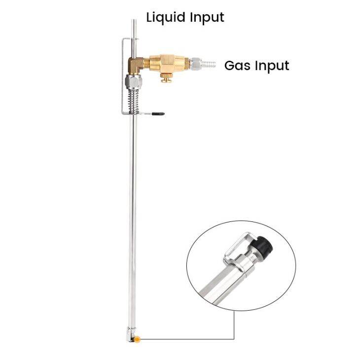 Beer Gun Bottle Filler Co2 Carbonation Kit,Stainless Steel Beer Bottler