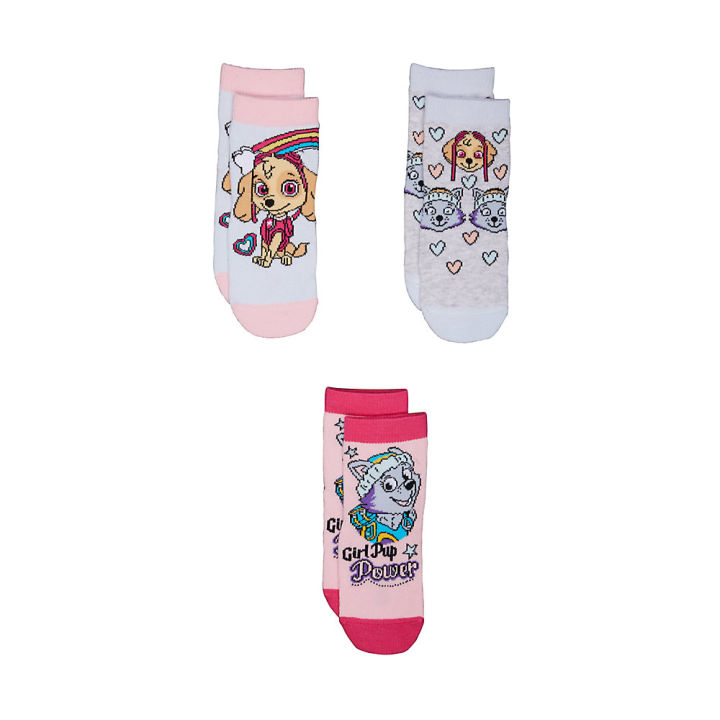 ถุงเท้าเด็กผู้หญิง mothercare PAW Patrol socks - 3 pack SE492