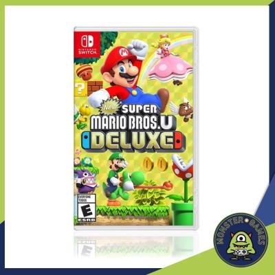New Super Mario Bros U Deluxe Nintendo Switch game แผ่นแท้มือ1 !!!!! (Mario Bros U Switch)(Mario Bros U Deluxe Switch)(Super Mario Bros U Switch)