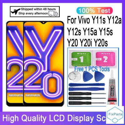 สำหรับ Vivo Y11s Y12a Y12s Y15a Y15s Y20 Y20i Y20s แผงหน้าจอทัชสกรีนจอแสดงผล LCD แบบสัมผัสหน้าจอ