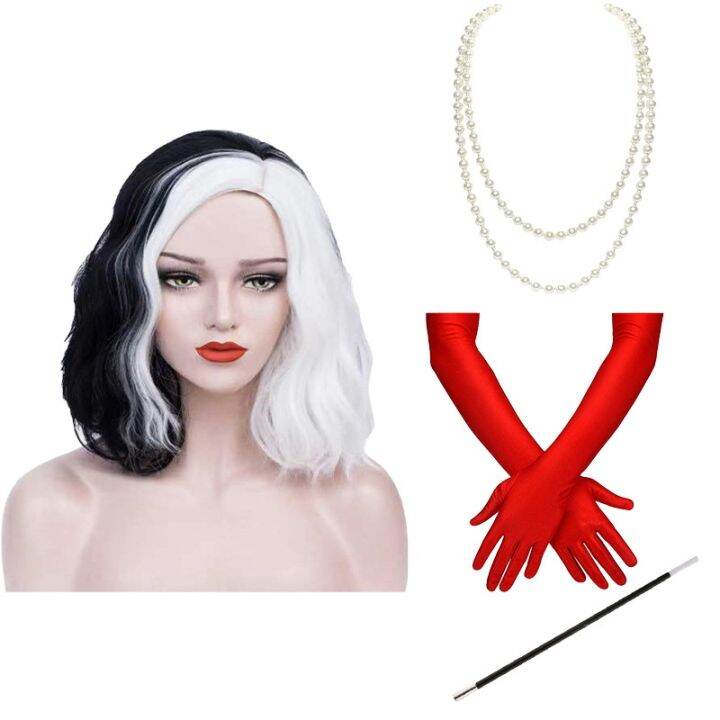 Fo Trade pean and vie Wig Costume and Witch Cruela Wig C427☃♛ Lazada PH