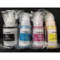 จัดส่งจากกรุงเทพ?หมึกเติม CANON INK # GI-790 หมึกขวดแท้ 4 สี BK / C M Y สำหรับ Pixma G1010 G2010 G3010 G4010