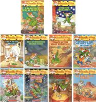 Mouse reporter 31-40 imported childrens Chapter Bridge Book Geronimo Stilton English original full-color illustrated cartoon adventure novel 7-12-year-old youth literature books primary school students explore popular science