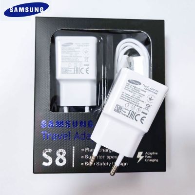 สายเคเบิล Samsung ที่ชาร์จความเร็วสูงอะแดปเตอร์ Usb 9V 1.67A ชนิด C,สำหรับ Galaxy A30 A40 A50 A70 A60 S8 S9 Plus Note 8 9