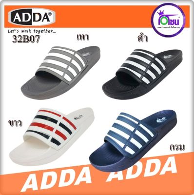 รองเท้าแตะ ADDA แอ๊ดด้า รุ่น 32B07 สวมลายอดิดาส