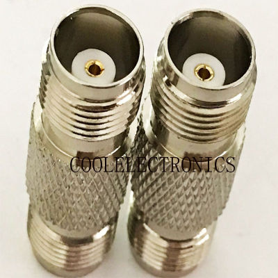 2pcs TNC Female to TNC Female Jack RF Coax Coaxial Cable Adapter Connector