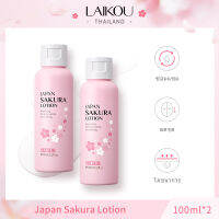 [ซื้อ 1 แถม 1] LAIKOU Japan Sakura Face Lotion 100ml Brightening Anti-aging ลดจุดผิวที่เปล่งประกาย