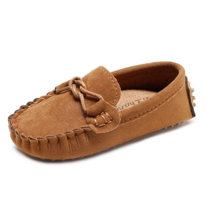 Boy Girl Girls Boys Shoes Fashion Soft Kids Loafers Children Flats Casual Boat  Shoes Children's Wedding Moccasins Leather Shoes 