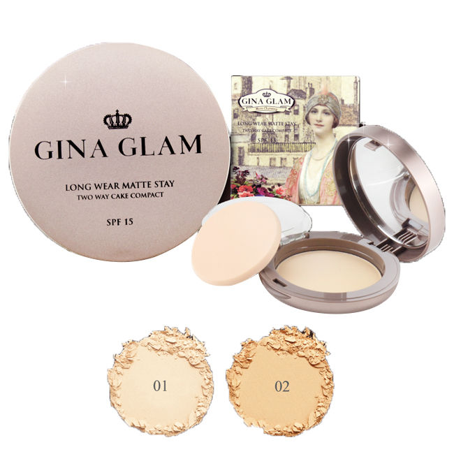 gina-glam-long-wear-matte-stay-two-way-cake-compact-powder-spf15-g40-แป้งผสมรองพื้นสูตรใหม่จากgina-glam