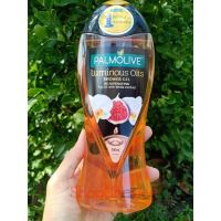 (400ml.) PALMOLIVE Luminous Oils Shower Gel REJUVENATING Fig Oil with White Orchid 400 ml. ปาล์มโอลีฟ ชาวเวอร์เจล