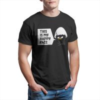 Calimero Happy Face  T Shirt for Men Pure Cotton Vintage T Shirt O Neck Cartoon Tee Shirt Short Sleeve Clothes 4XL 5XL XS-6XL