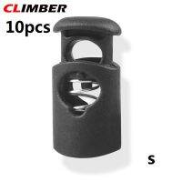 Climber 【ในสต็อก】10ชิ้นสายล็อคสปริงตะขอพลาสติกสลับคลิปสำหรับเครื่องแต่งกายเชือกยืด