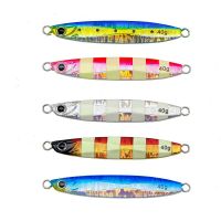 2023 New Metal 35g 45g 60g 80g 100g Fishing Lure Hard Bait Spoon Fishing Bait Trout Jigging Lure Saltwater LuresLures Baits