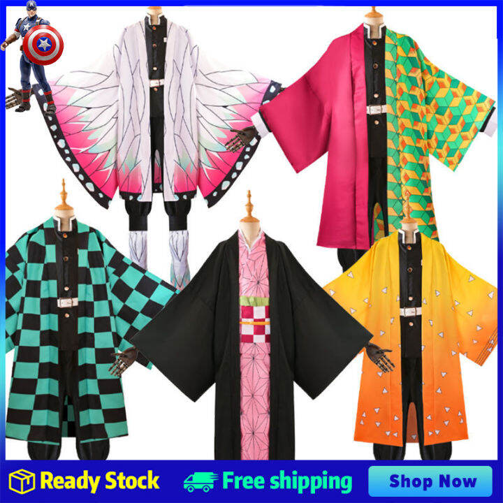 Anime Demon Slayer Cosplay Costume Demon Slayer Ninja Costume Kamado ...