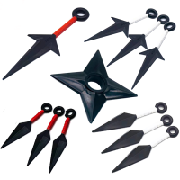 Naruto Shippuden Cartoon Anime Kunai Cosplay Props Forehead Weapon Plastic Collection Props Model Children Toys For Kids Gifts