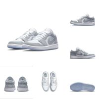 Hot Sale Originals✅ΝΙΚΕ A J 1 Low "Wolf Grey" Fashion All Match Basketball Shoes Men and Women Casual Sports Shoes {Free Shipping.}