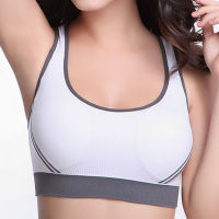 7 colors High Stretch Breathable Sports Bra Top Fitness Women Removable Padded Sport Bra for Running Yoga Gym Seamless Crop Bra