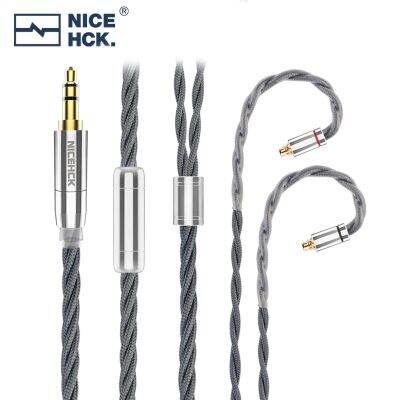 NiceHCK GreyFlag เรือธง7N OCC และ6N OFC ผสม Capacitive Reactance โมดูลสาย3.5/2.5/4.4มม. Mmcx/ 2Pin สำหรับ MK3 Lofty KXXS