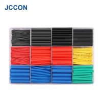 560Pcs/Box Thermoresistant Tube Heat Shrink Wrapping Kit Termoretractil Shrinking Tubing Assorted Wire Cable Sleeving Color