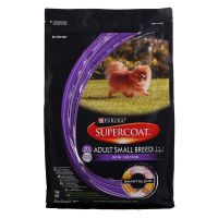 [มีเก็บปลายทาง]  Supercoat Adult Small Breed Dog Food Chicken 2.7kg. ซุปเปอร์โค้ท อาหารสำหรับสุนัขโต พันธุ์เล็กรสไก่  อาหารสุนัข อาหารสัตว์เลี้ยง อาหาร 2.7กก.