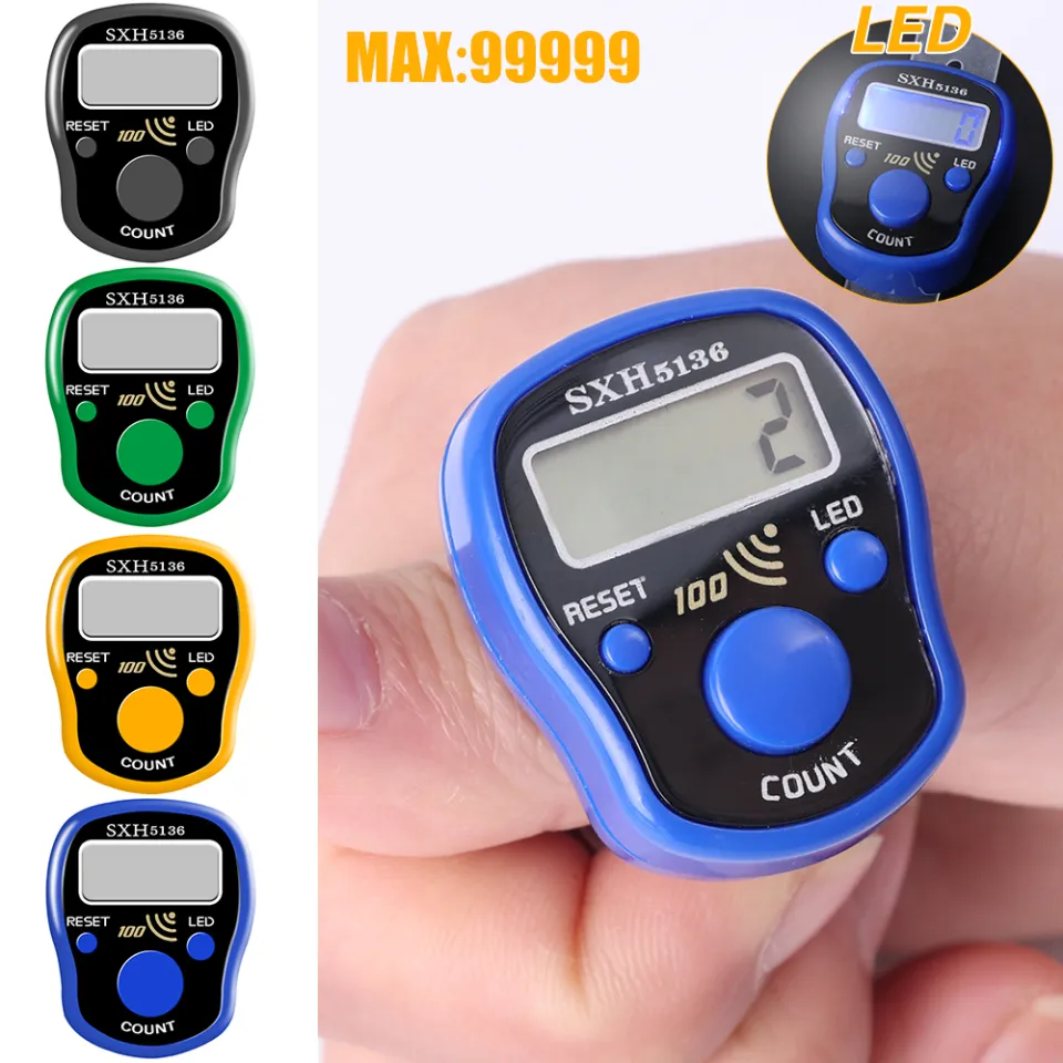 Mini Finger Counter LCD Electric Digital Display with Light Tally