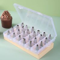 【hot】☌☾❡  24Pcs/Set Mouth Nozzle Fondant Baking Decorating Tools Silicone Pastry Bakery