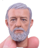 【The-Best】 Toy Shoy &amp; Stationers 1/6แกะสลักพีวีซี Obi-Wan ตัวผู้แกะสลักพร้อมคอ2in มากส่วน DIY ของเล่นโมเดลสำหรับการสะสม