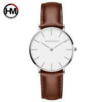 （A Decent035）Hannah MartinQuartz WristSilver ปัญหาผู้หญิง Bayan Kol Saati