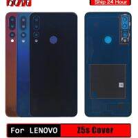 ใหม่ล่าสุดที่อยู่อาศัยด้านหลังสำหรับ Lenovo Z5s เคสคลุมแบตเตอรี่อะไหล่ด้านหลังประตูหลังพร้อมอะไหล่ LHG3763สำหรับ Lenovo Z5S สติกเกอร์กาวสำหรับ