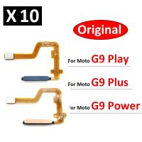 10 ชิ้น / ล็อตต้นฉบับสําหรับ Motorola Moto G9 Plus ปุ่มโฮมไฟลายนิ้วมือ Touch ID เซนเซอร์ Flex Cable Ribbon อะไหล่ทดแทนริบบิ้น