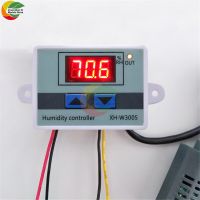 XH-W3005 W3005 LED เครื่องควบคุมความชื้นแบบดิจิตอล 12V 24V 220V Hygrometer Control Regulator Switch Hygrostat พร้อมเซ็นเซอร์ความชื้น