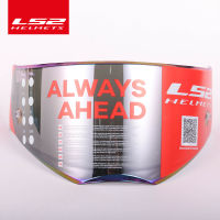 Original LS2 FF390 Breaker Chrome-plated helmet lens silver colorful e visor with Anti-fog hole