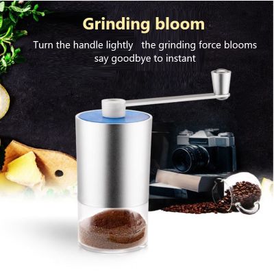 （HOT NEW）เครื่องบดกาแฟแบบแมนนวล Home MillingNuts Spice GrinderEasy Disassembly สำหรับทำความสะอาดแบบพกพา