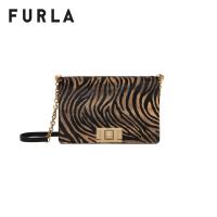 FURLA กระเป๋าสะพายผู้หญิง รุ่น FURLA MIMI’ S CROSSBODY TONI NATURALI+ONYX